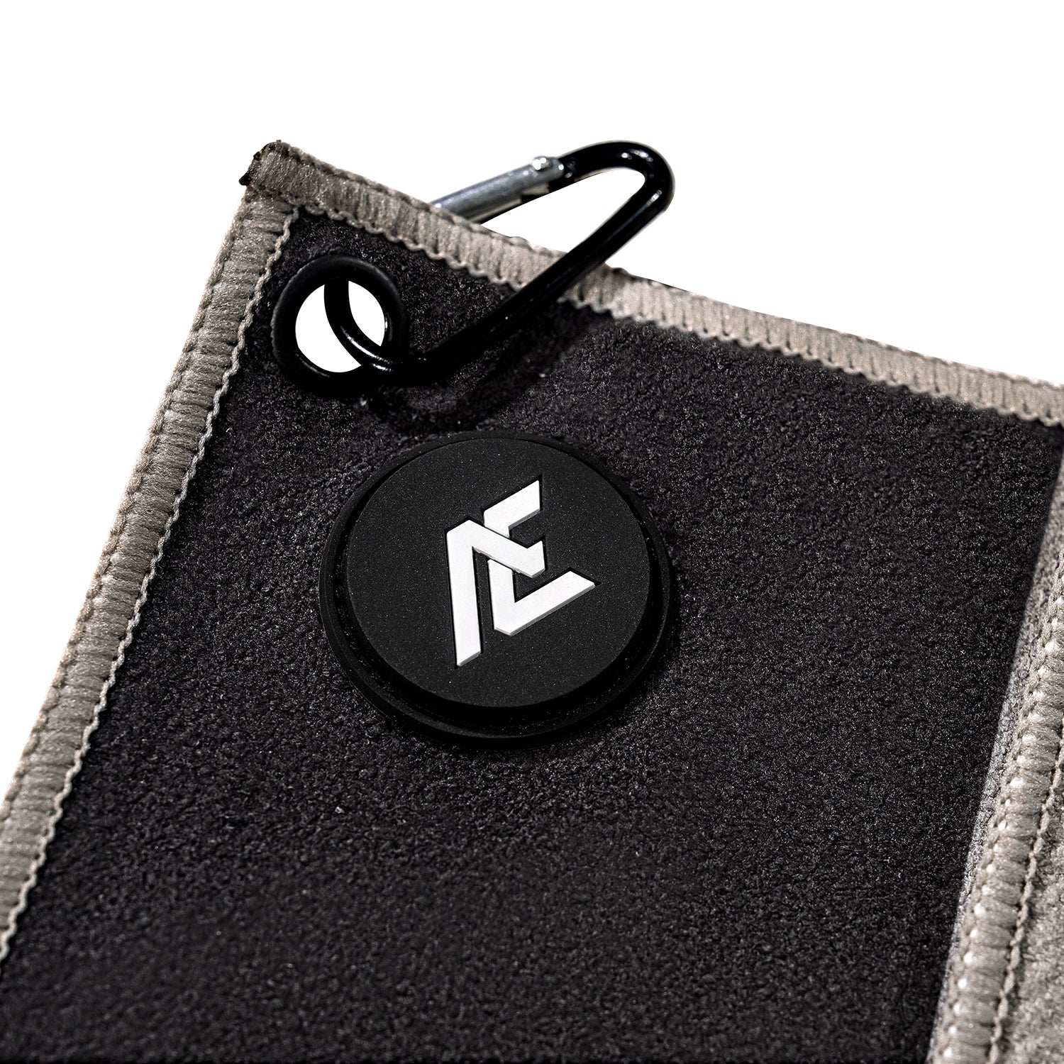 ASK ECHO Waffle Weave Microfiber With Magnetic Golf Cotton Towel / Grey