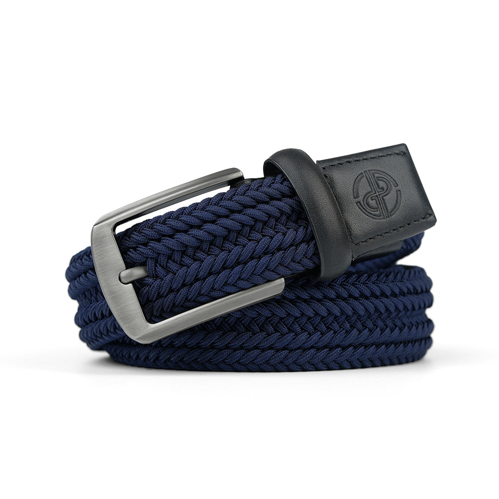Ask Echo X Goating Player Men's Natural Flex Golf Belt / Navy