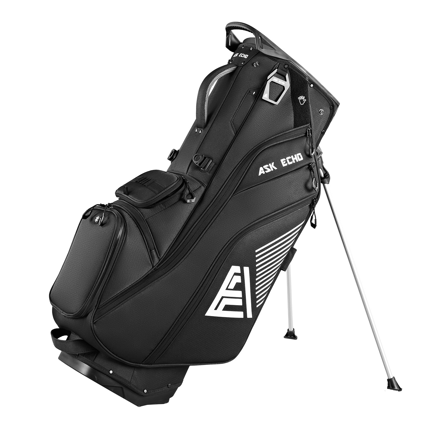 Ask Echo 2025 ST-LOCK Mecha 14 Way Dividers Quiet Hybrid Stand Bag / Black