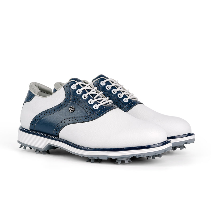Ask Echo G1 Men's Professional Spikes Golf Shoes Blue