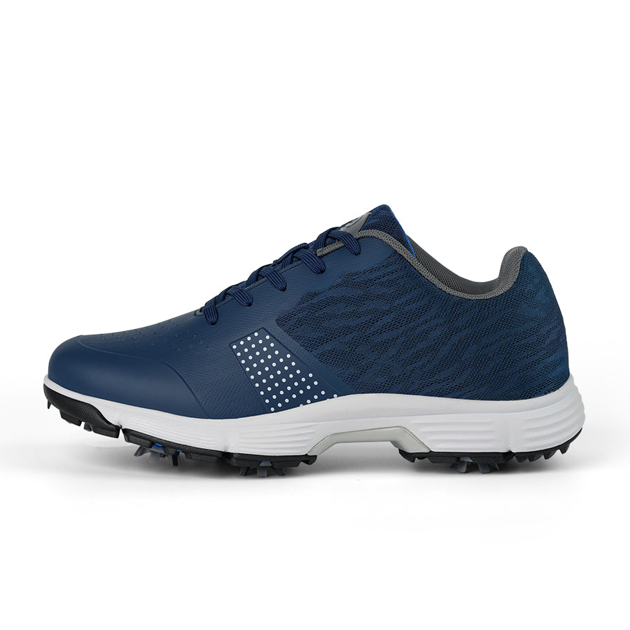 Ask Echo G615 Men's Professional Spikes Golf Shoes / Blue