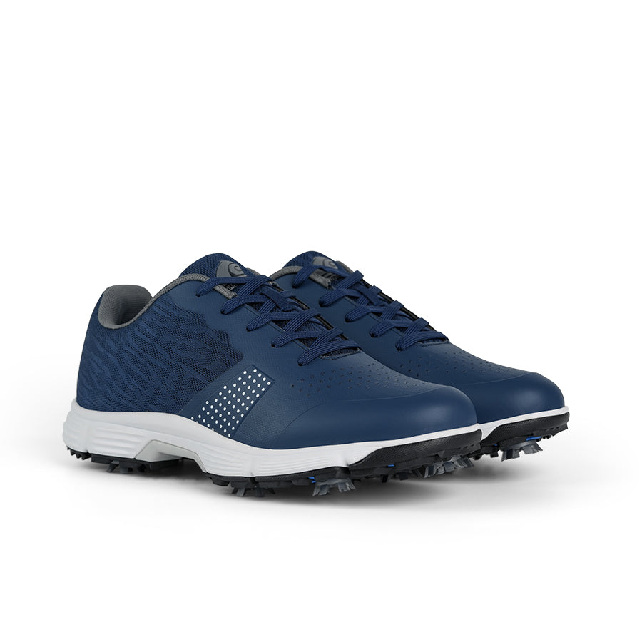 Ask Echo G615 Men's Professional Spikes Golf Shoes / Blue