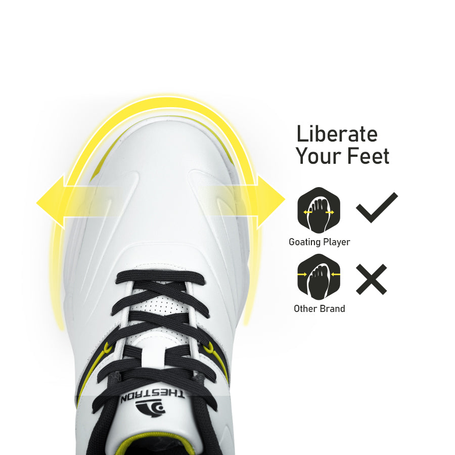 Ask Echo G517 Men's Professional Spikes Golf Shoes / Yellow