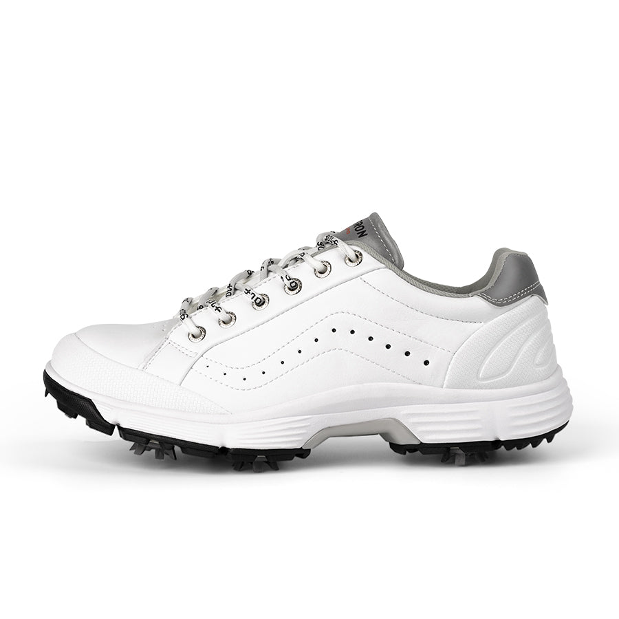 Ask Echo G716 Men's Professional Spikes Golf Shoes / White