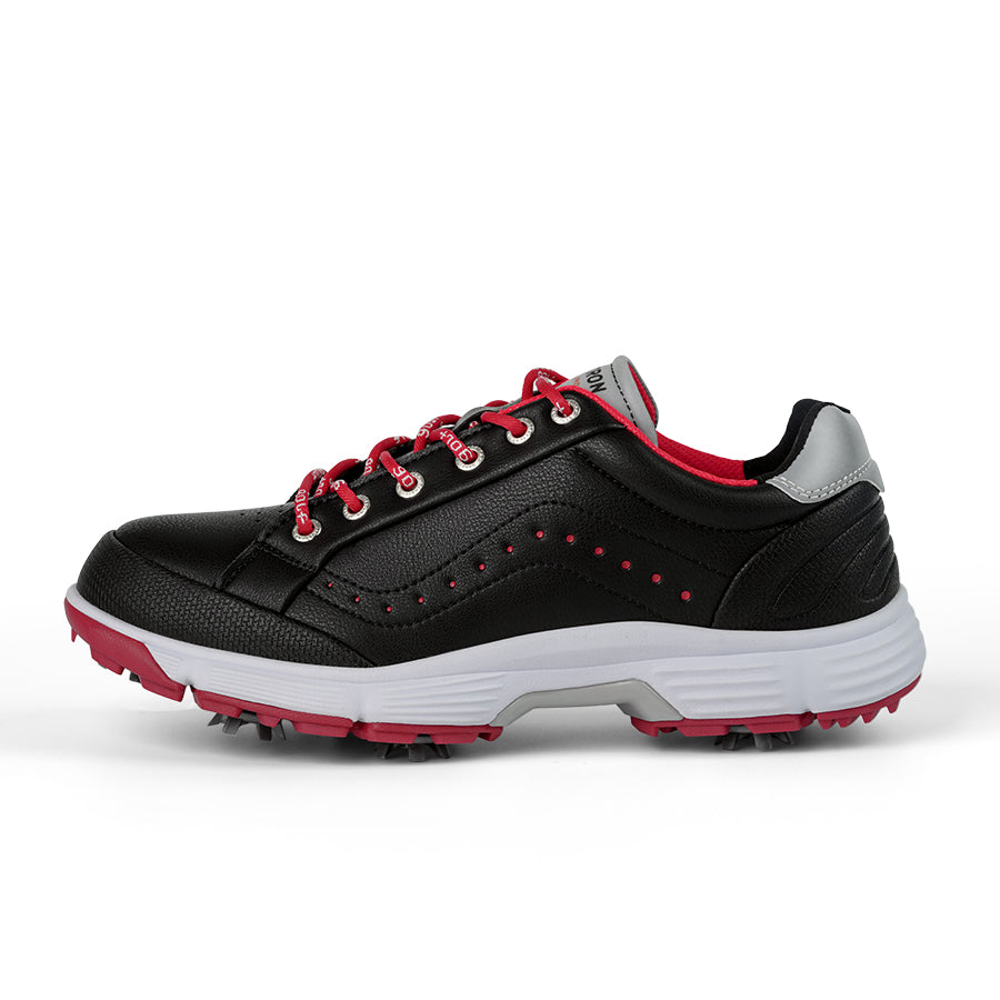 Ask Echo G716 Men's Professional Spikes Golf Shoes / Black