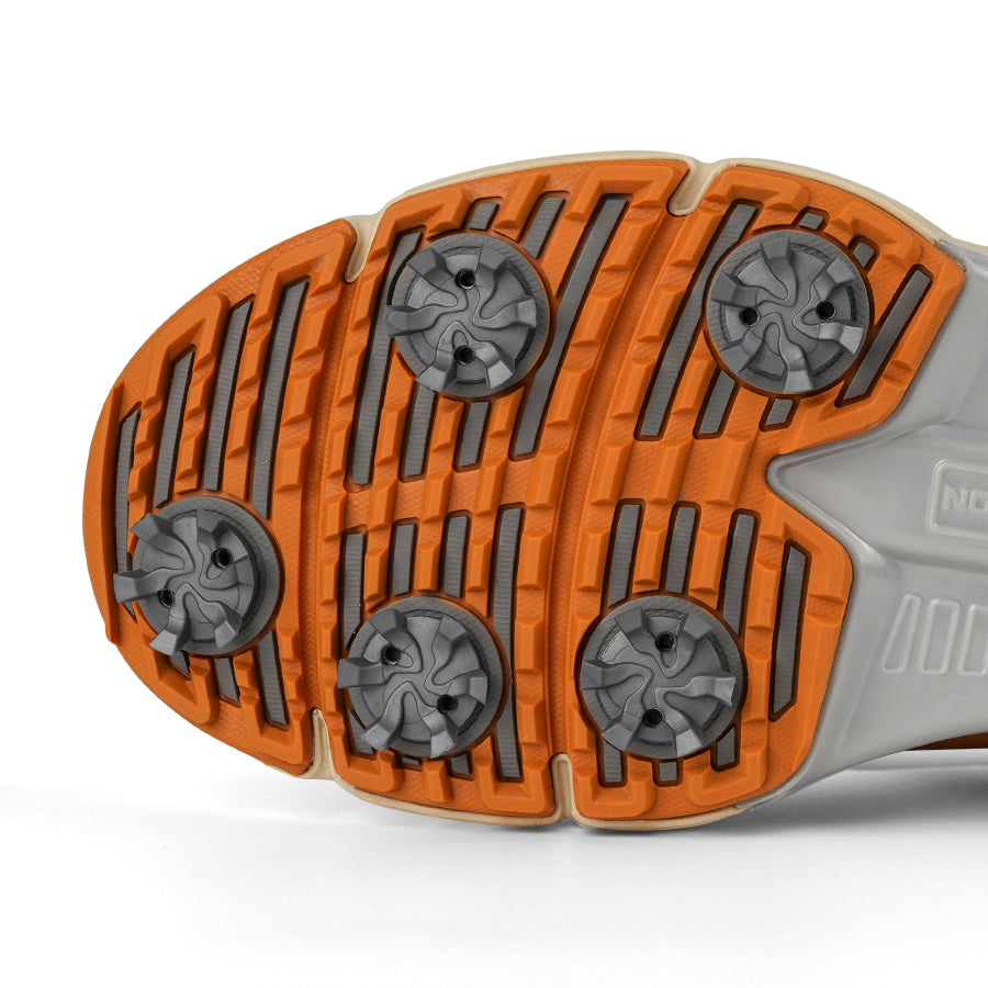 Ask Echo G716 Men's Professional Spikes Golf Shoes / Brown