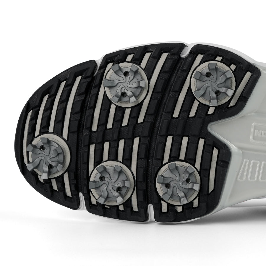 Ask Echo G716 Men's Professional Spikes Golf Shoes / White