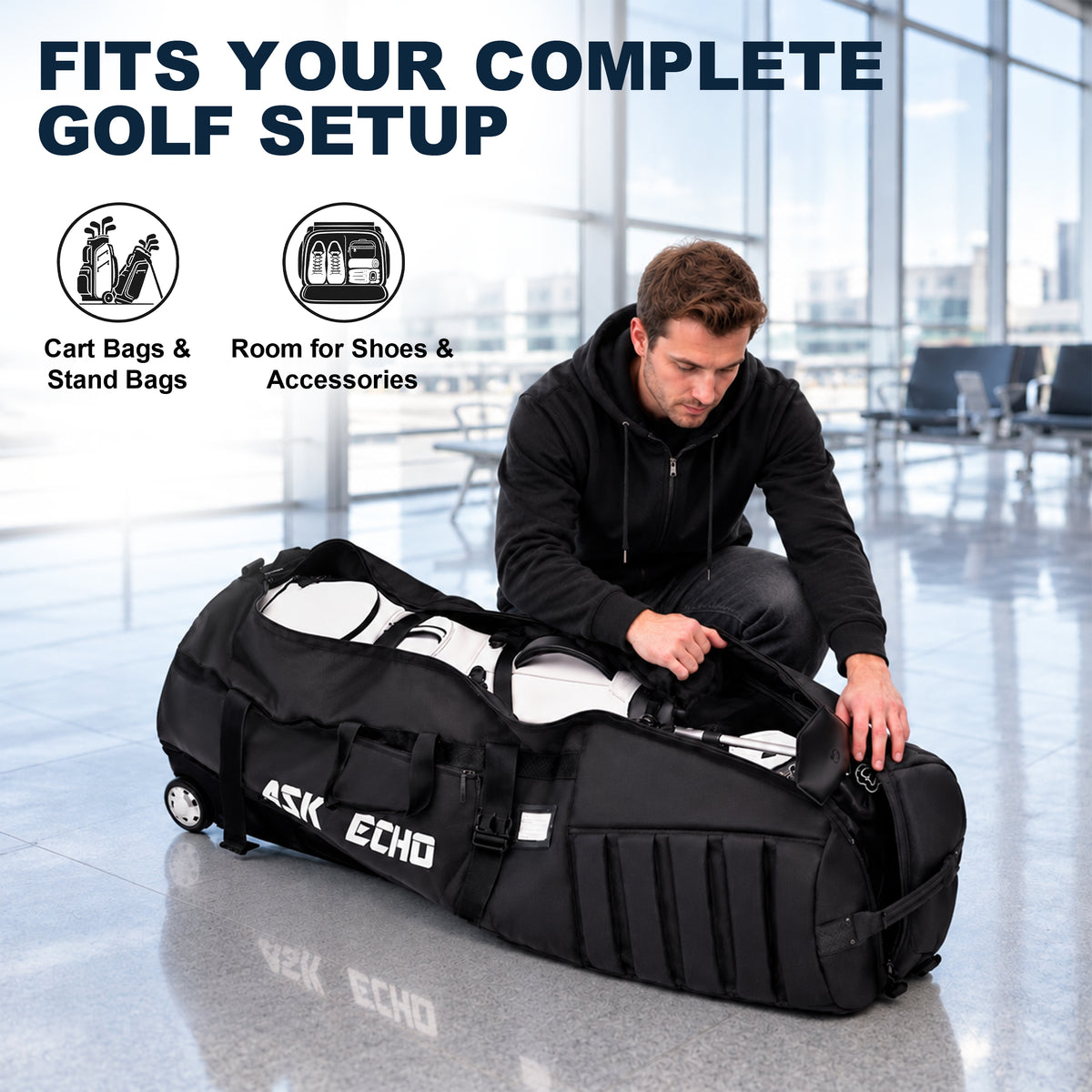 Locklinker StableRoller Golf Travel Bag