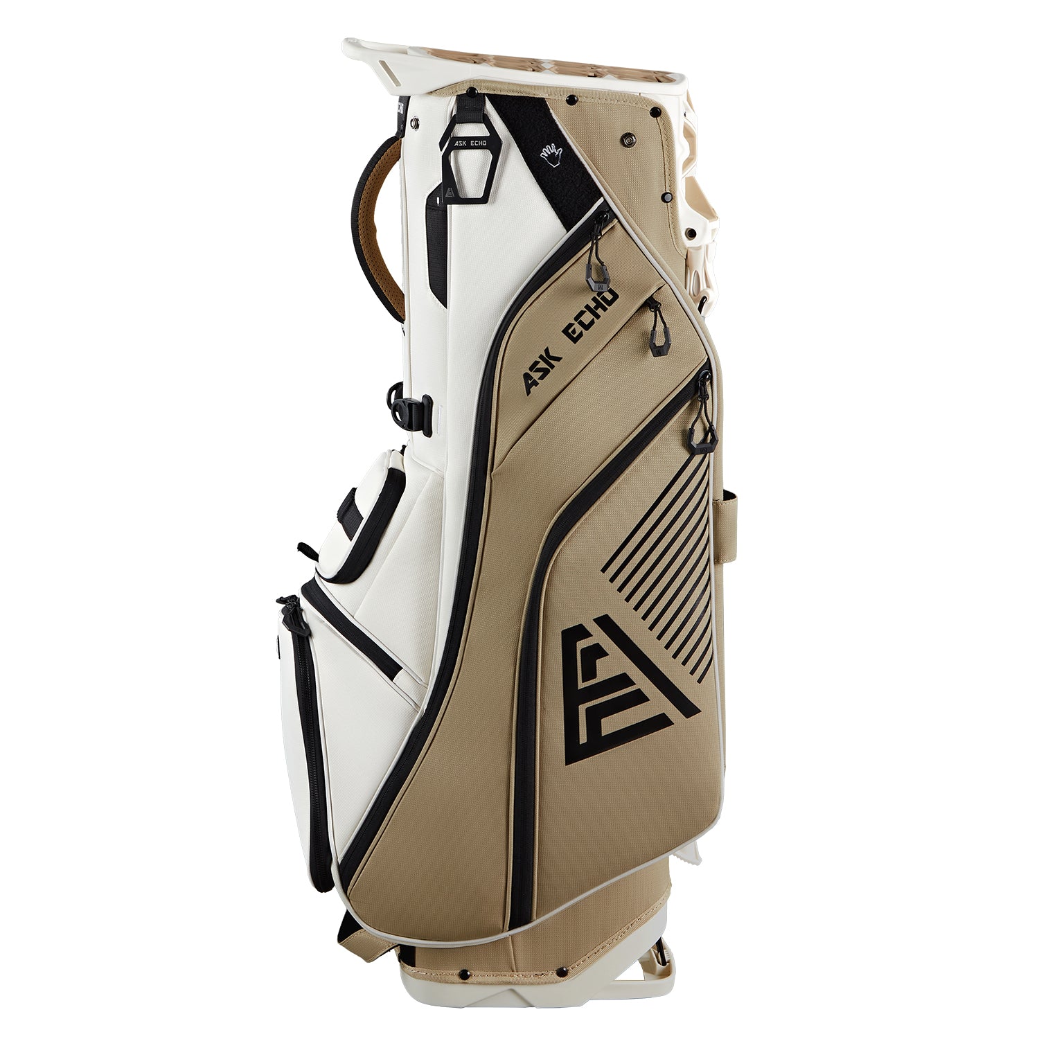 Ask Echo 2025 ST-LOCK Mecha 14 Way Dividers Quiet Hybrid Stand Bag / Toasted Almond