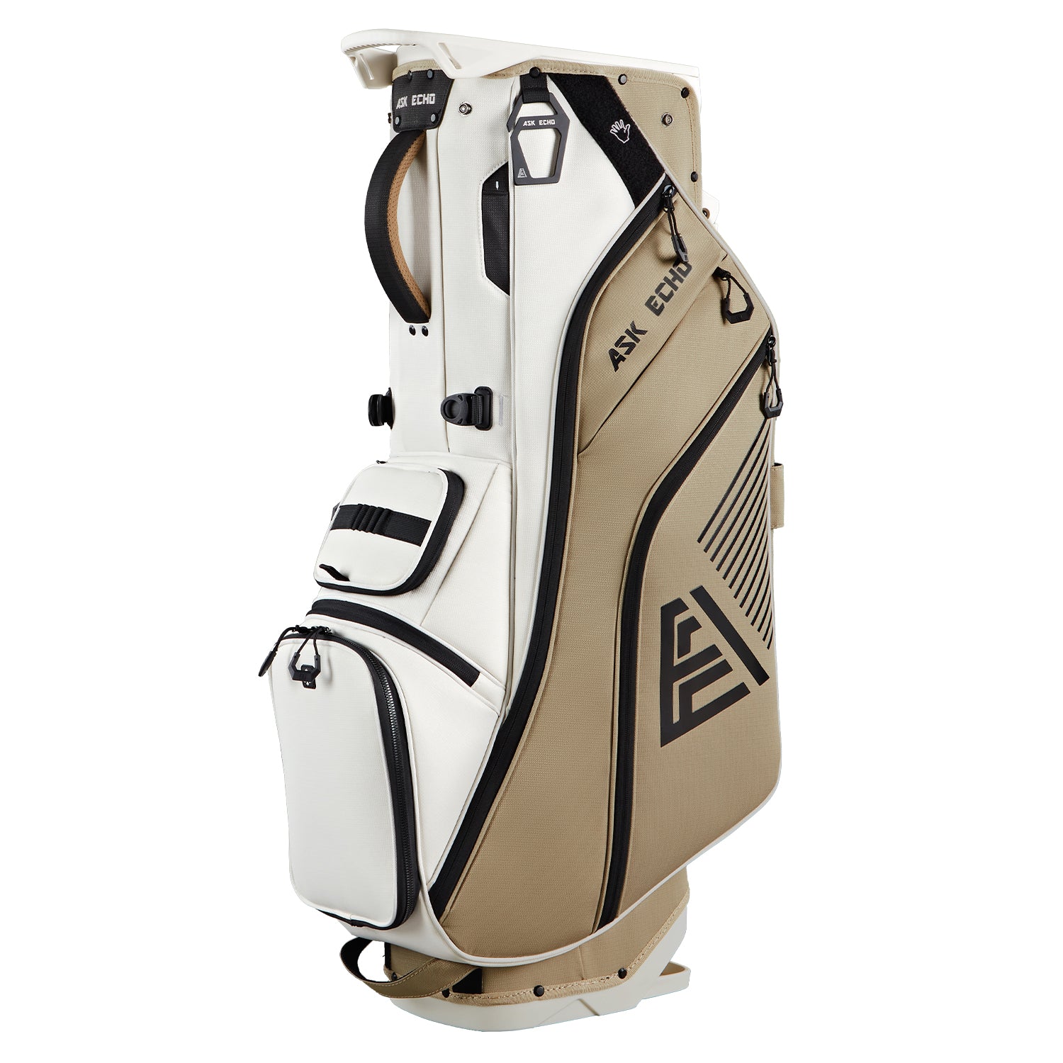 Ask Echo 2025 ST-LOCK Mecha 14 Way Dividers Quiet Hybrid Stand Bag / Toasted Almond