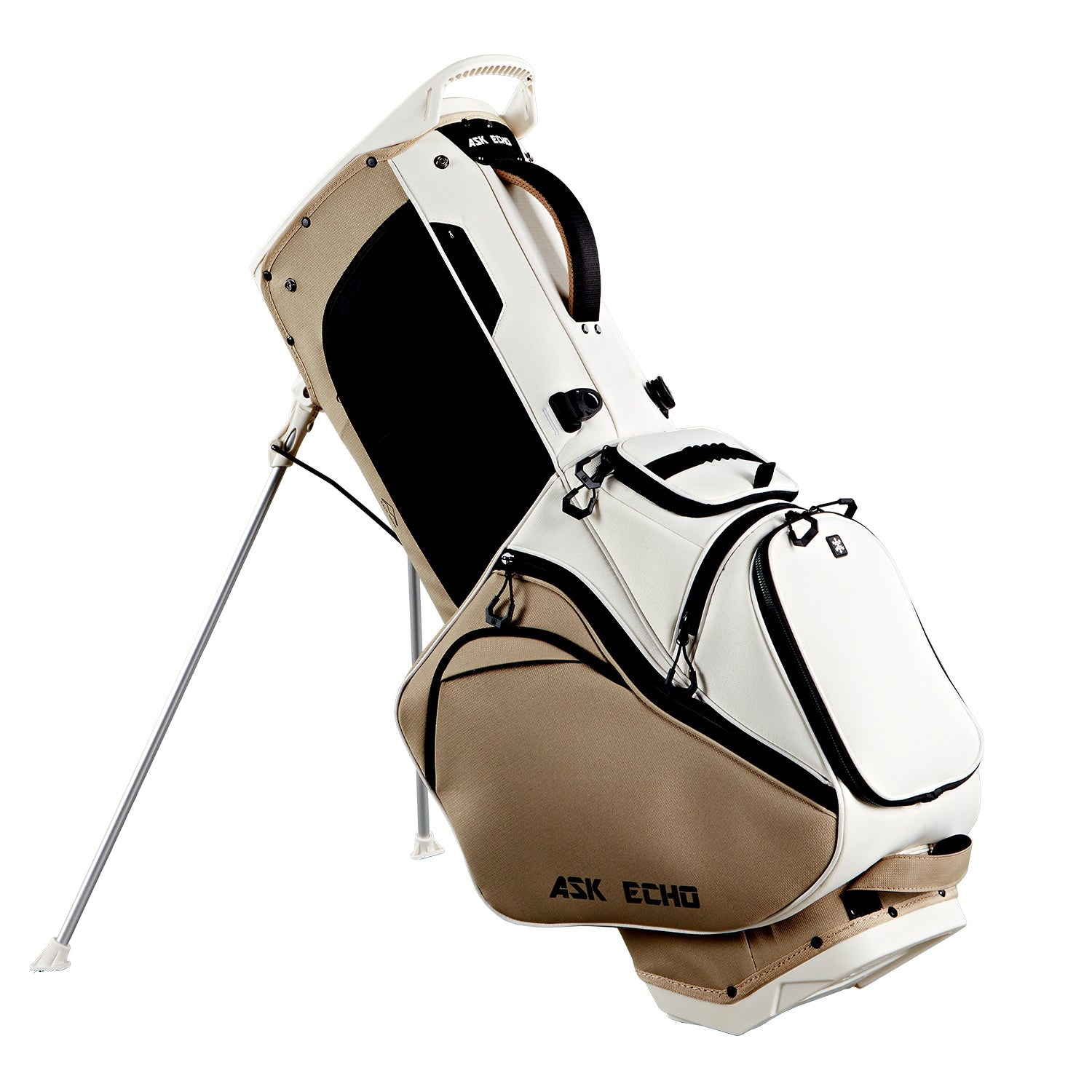 Ask Echo 2025 ST-LOCK Mecha 14 Way Dividers Quiet Hybrid Stand Bag / Toasted Almond