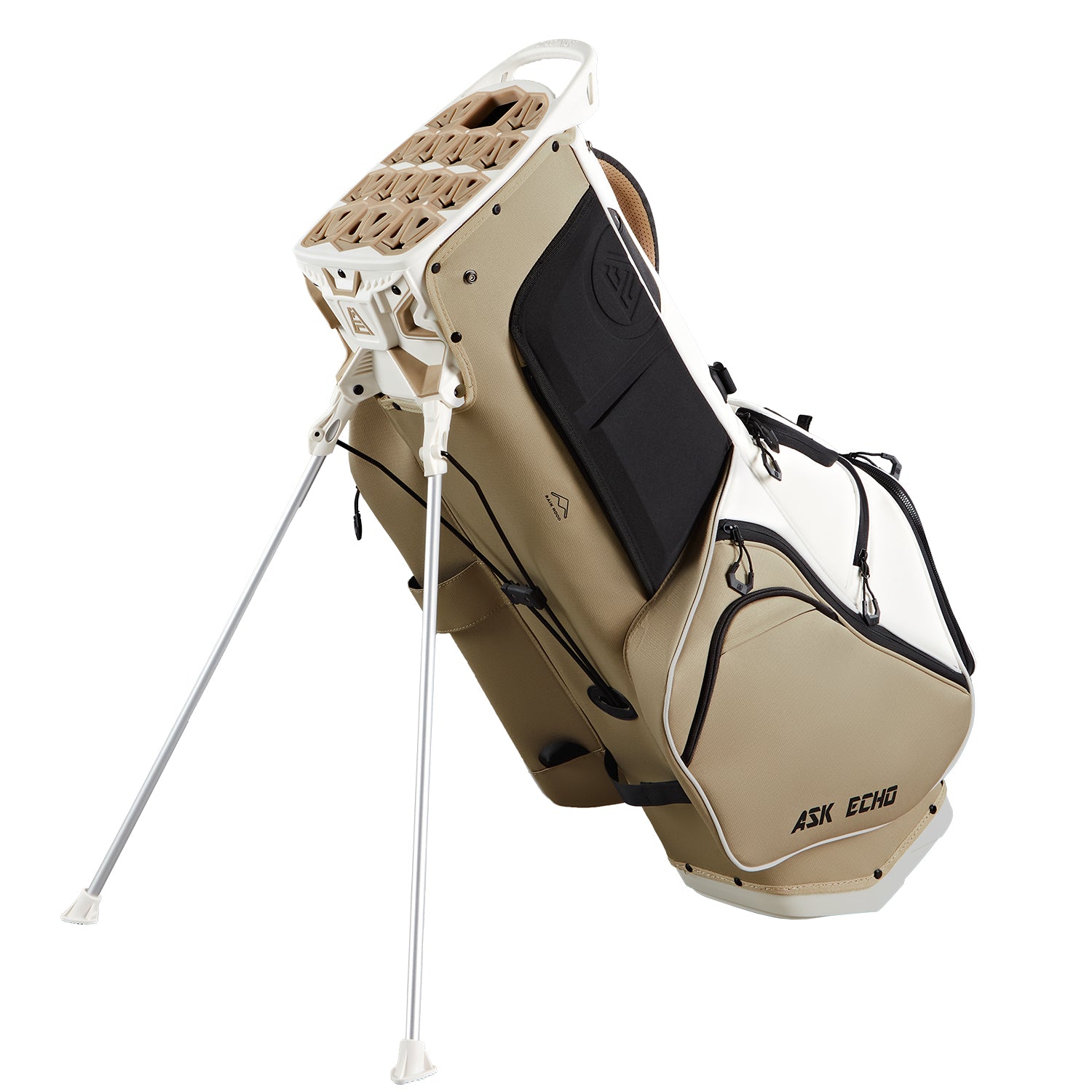 Ask Echo 2025 ST-LOCK Mecha 14 Way Dividers Quiet Hybrid Stand Bag / Toasted Almond