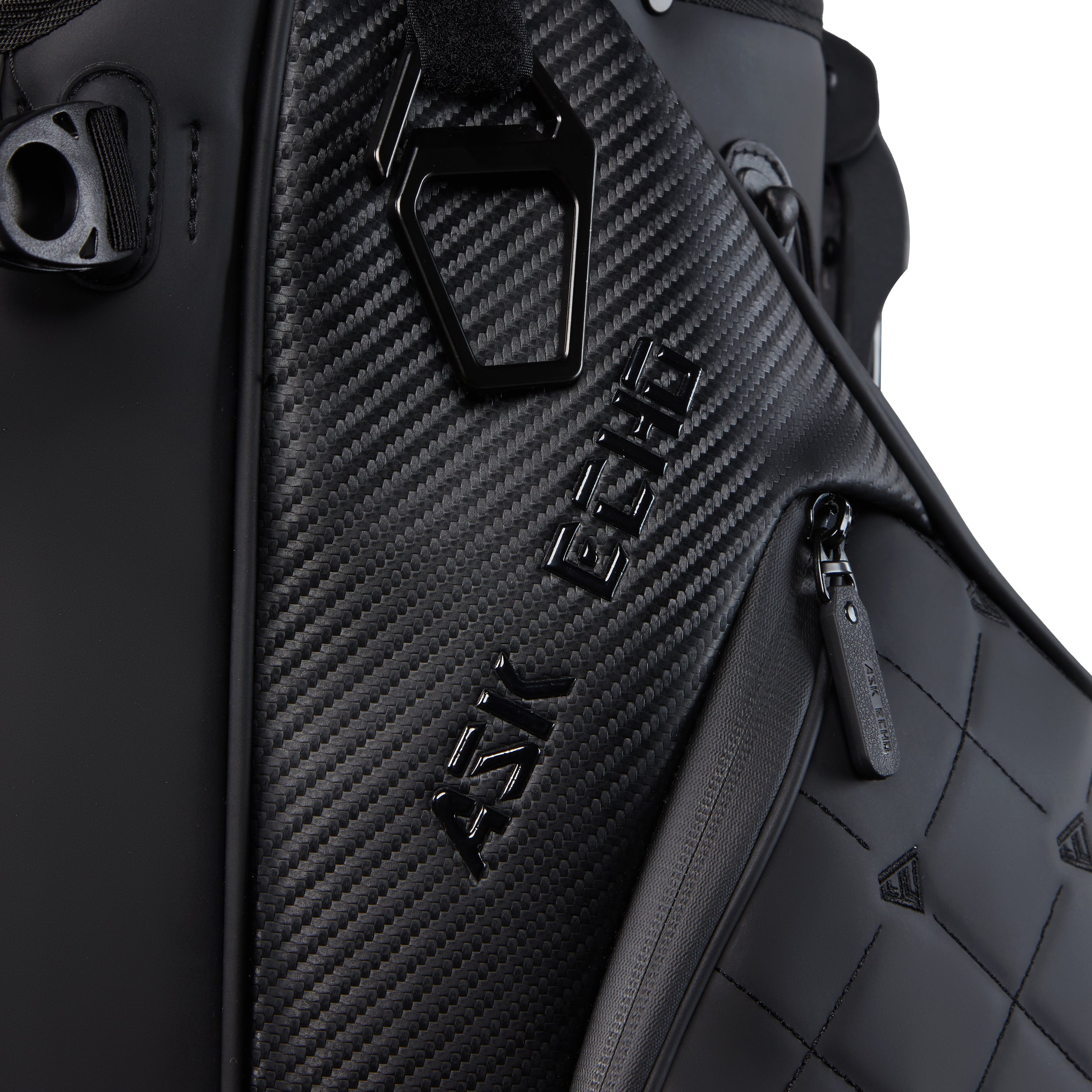 Ask Echo 2025 Prestige-14 Way Full Length Hybrid Leather Stand Bag / Black