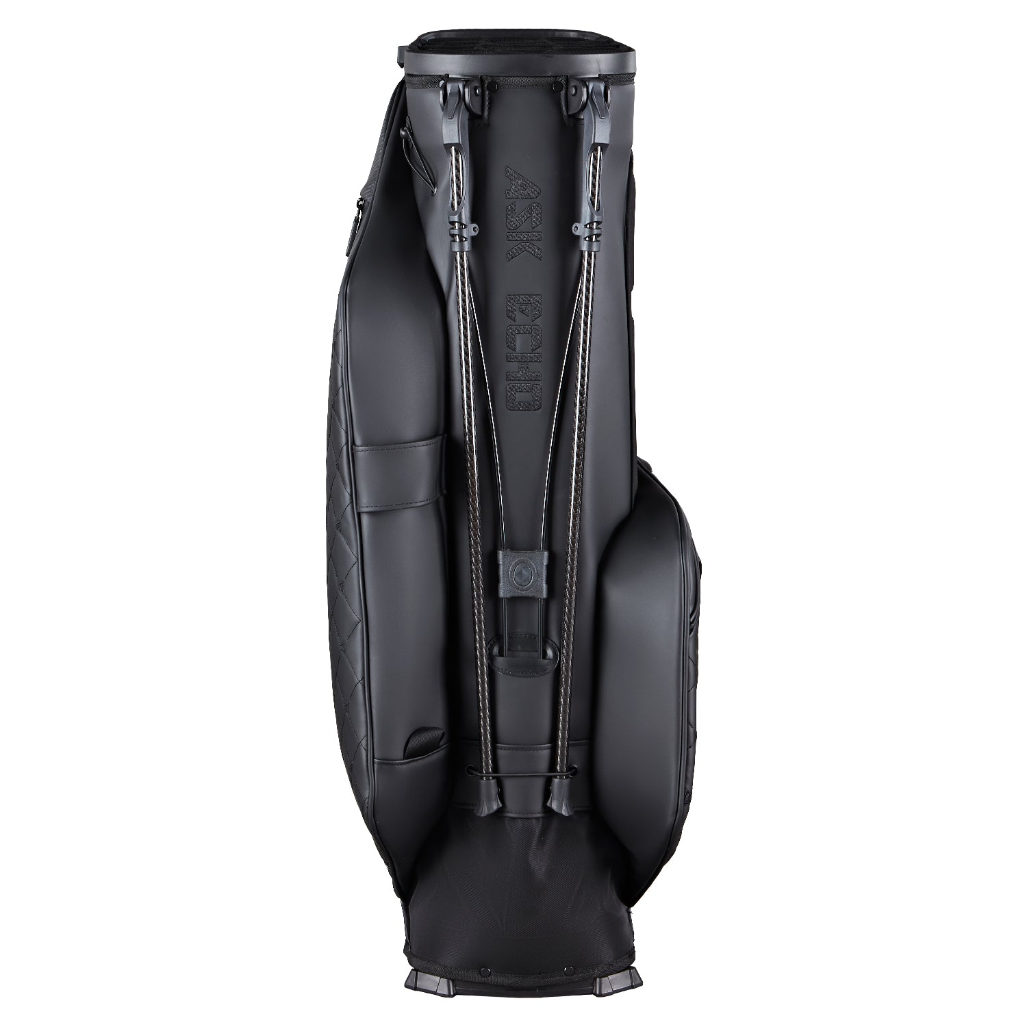 Ask Echo 2025 Prestige-14 Way Full Length Hybrid Leather Stand Bag / Black