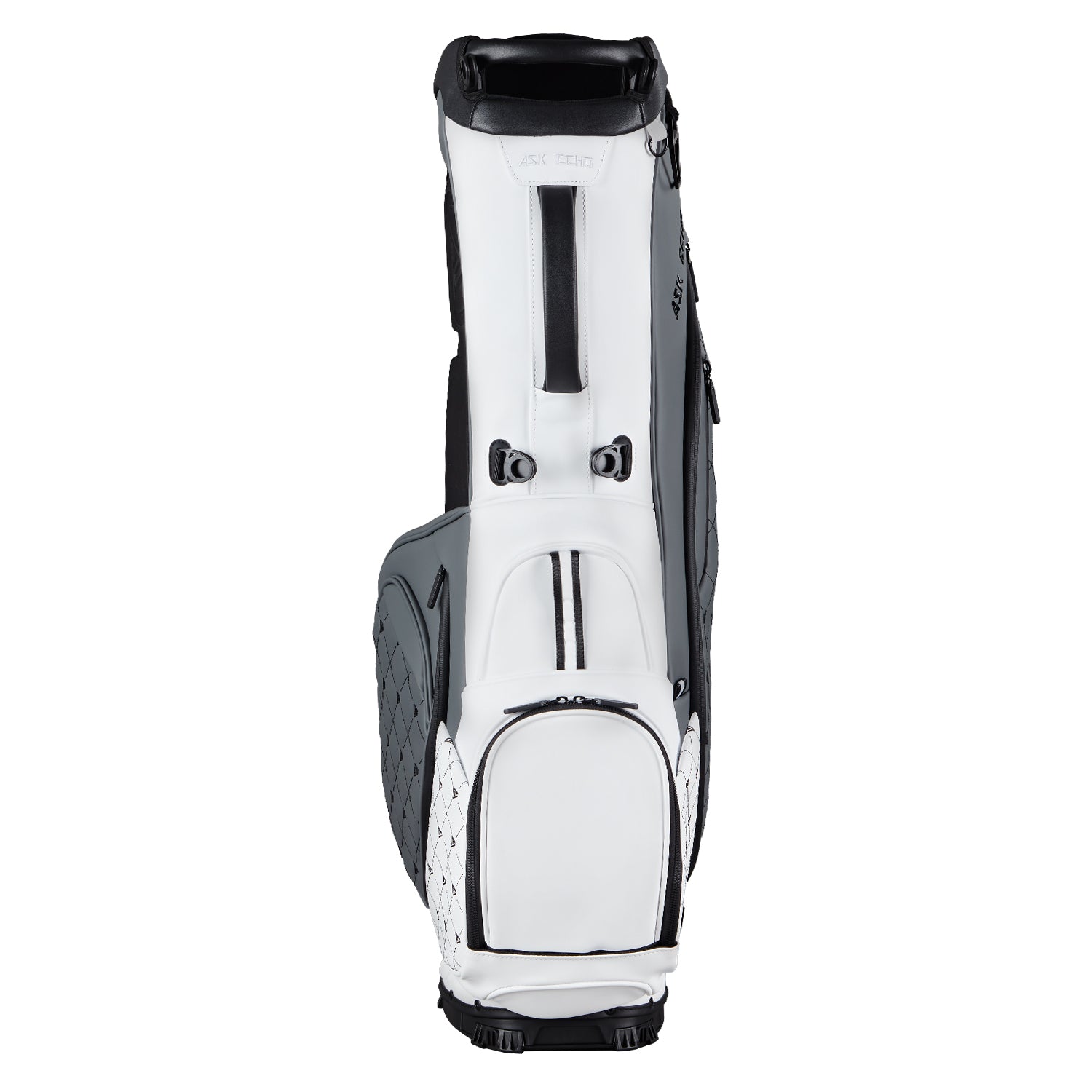 Ask Echo 2025 Prestige-5 Way Compact Leather Leather Stand Bag / Grey