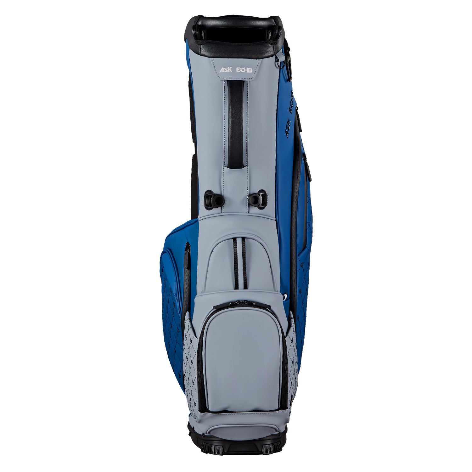 Ask Echo 2025 Prestige-5 Way Compact Leather Leather Stand Bag / Navy