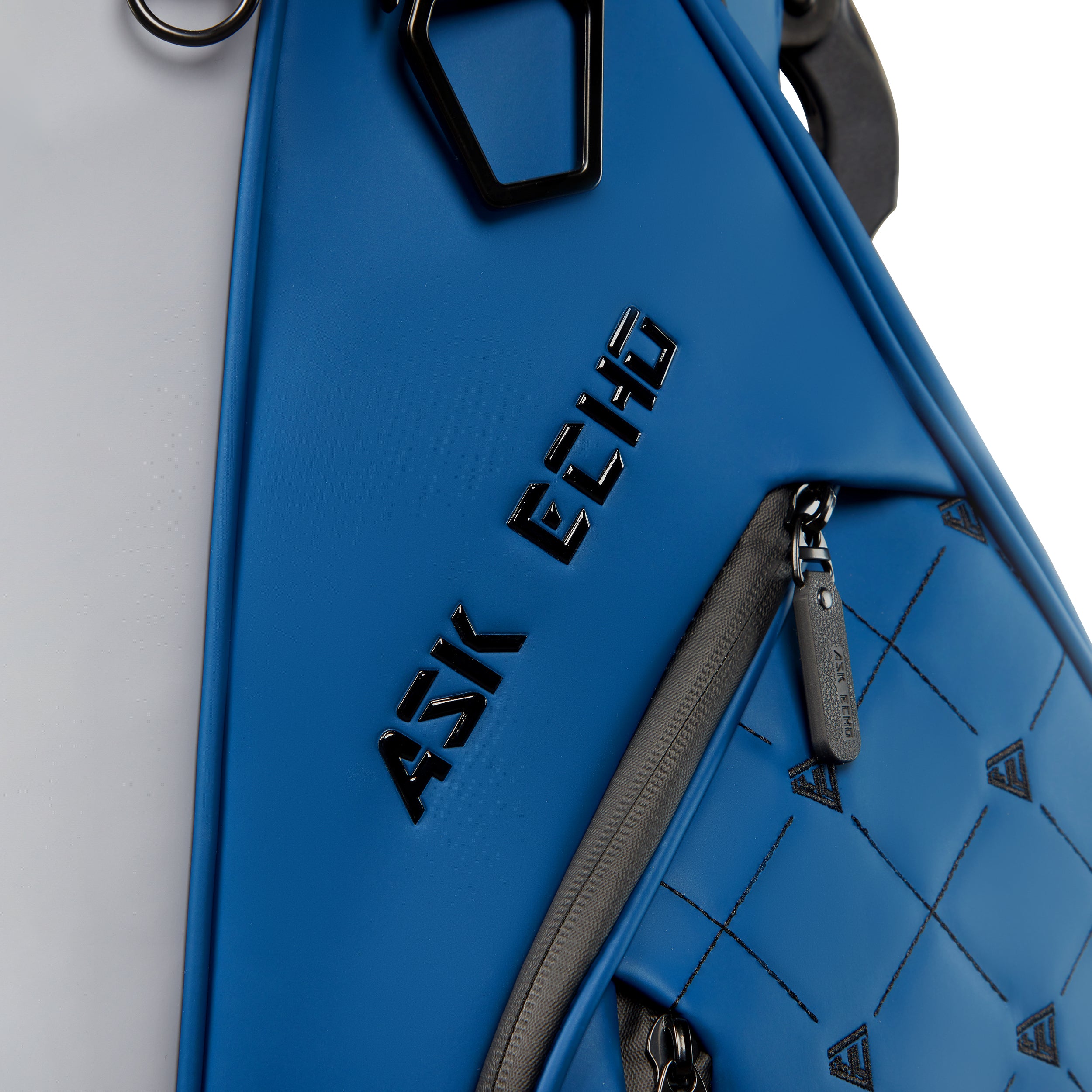 Ask Echo 2025 Prestige-5 Way Compact Leather Leather Stand Bag / Navy