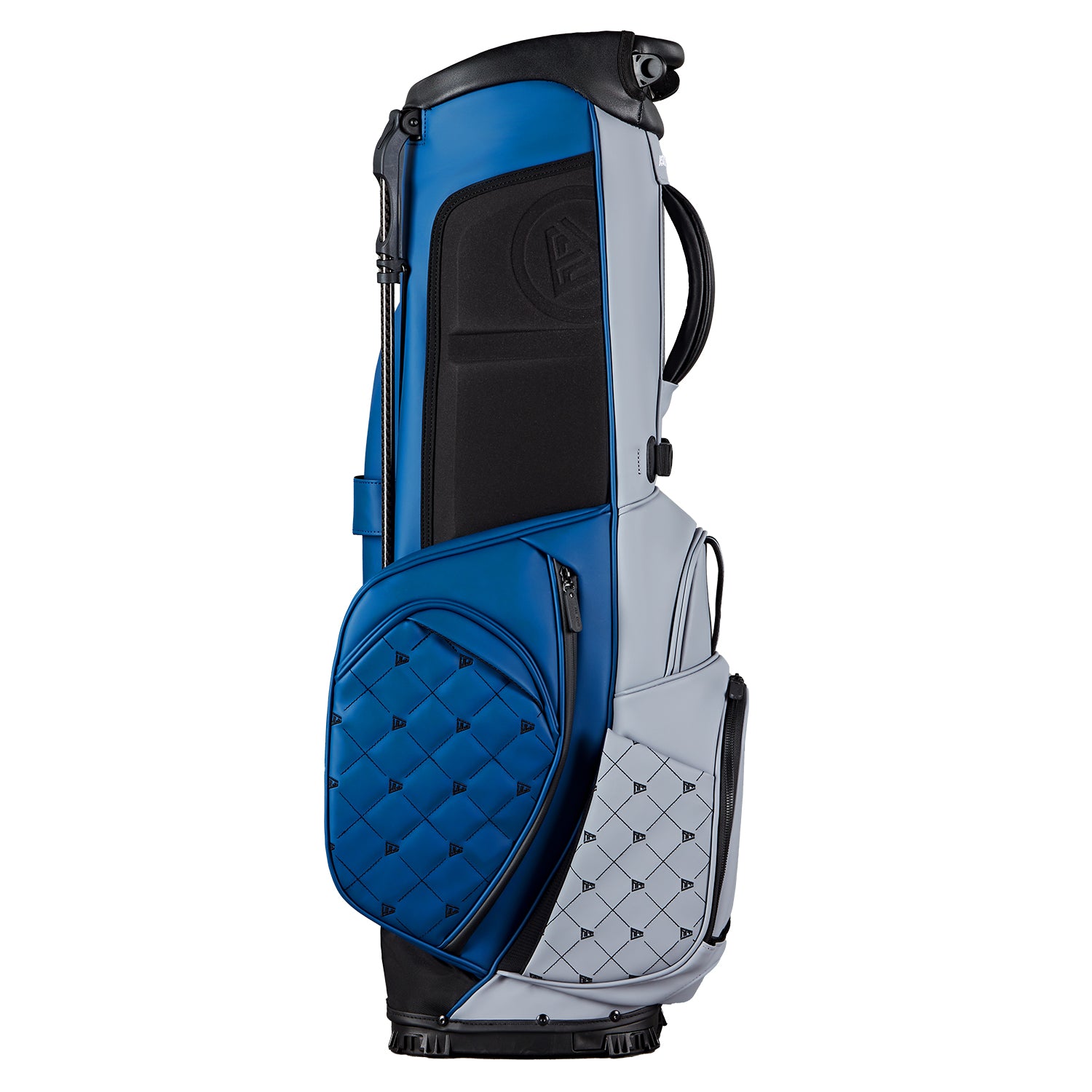 Ask Echo 2025 Prestige-5 Way Compact Leather Leather Stand Bag / Navy