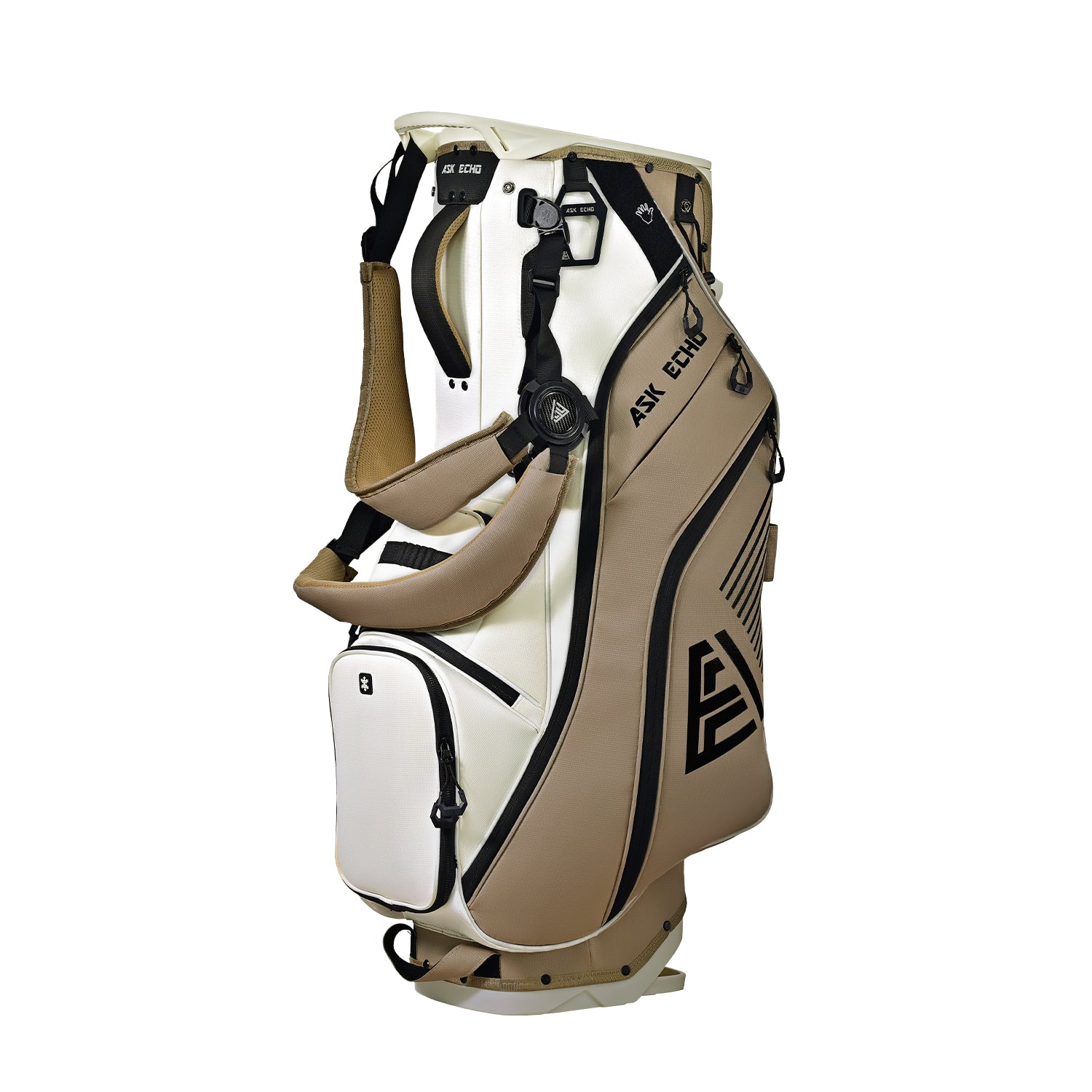 Ask Echo 2025 ST-LOCK Mecha 14 Way Dividers Quiet Hybrid Stand Bag / Toasted Almond