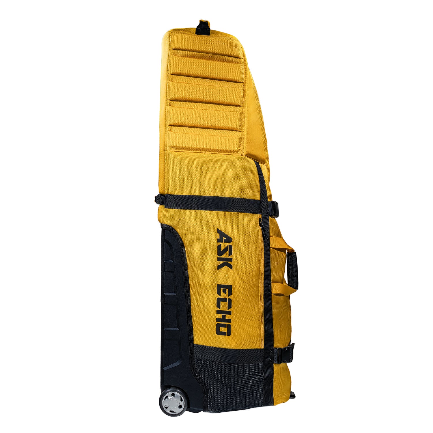Ask Echo 2026 Locklink StableRoller Golf Travel Bag / Yellow