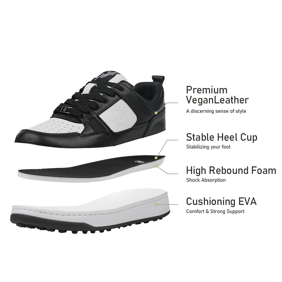 Ask Echo X Goating Player P101 Spikeless Golf Shoes / Black
