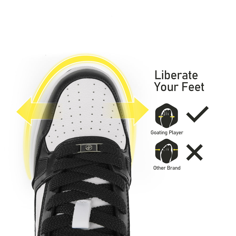 Ask Echo X Goating Player P101 Spikeless Golf Shoes / Black