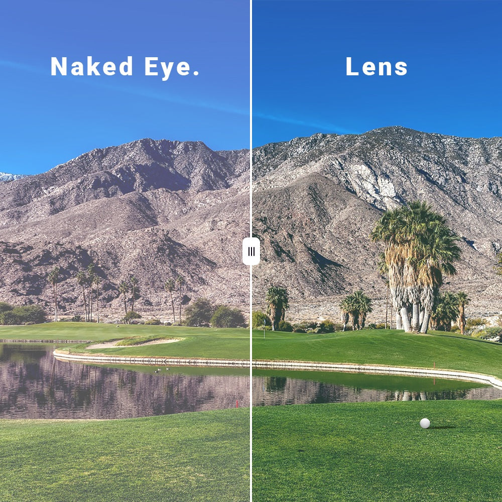 Ask Echo Golf No Frame Gunmetal Leg Sunglasses / Silver