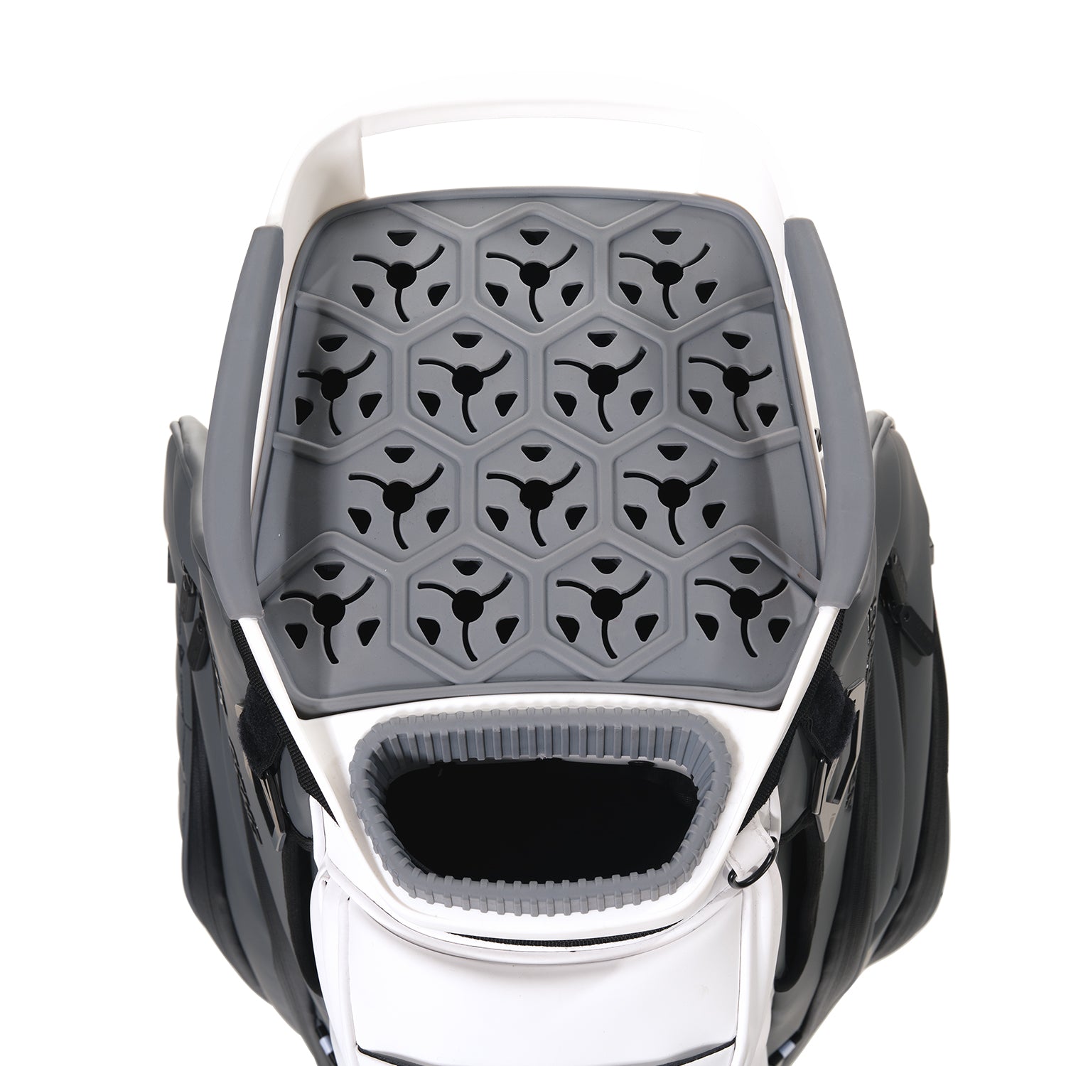 Ask Echo SLC-130LE Luxury 15 Way Full Length Dividers Golf Quiet Synthetic Leather Cart Bag / GreyWhite