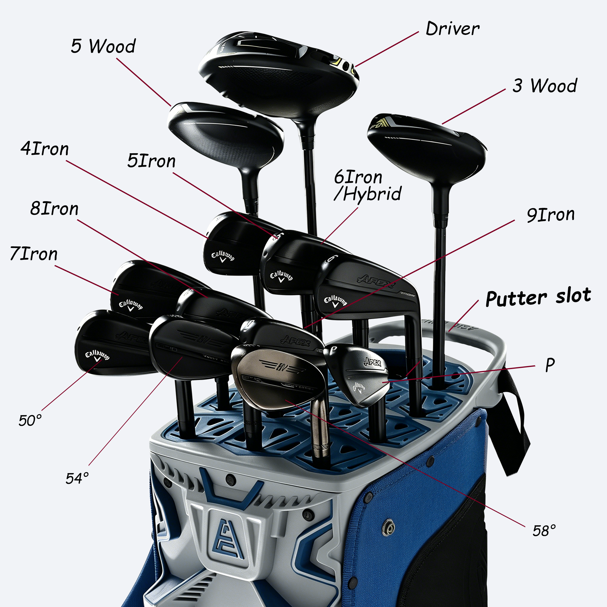 Ask Echo Soundless Hybrid Stand Bag / NavyGrey