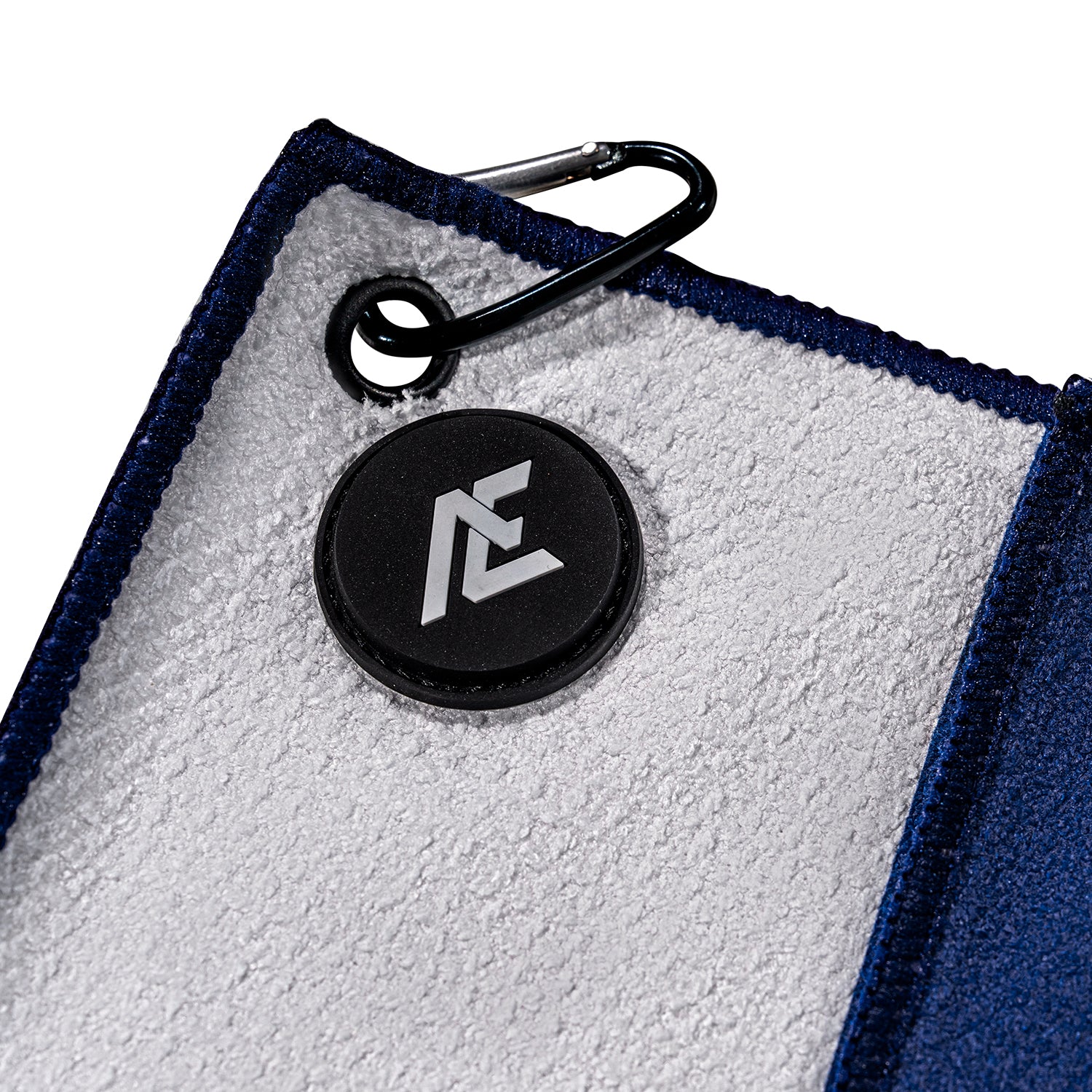 ASK ECHO Waffle Weave Microfiber With Magnetic Golf Cotton Towel / Navy