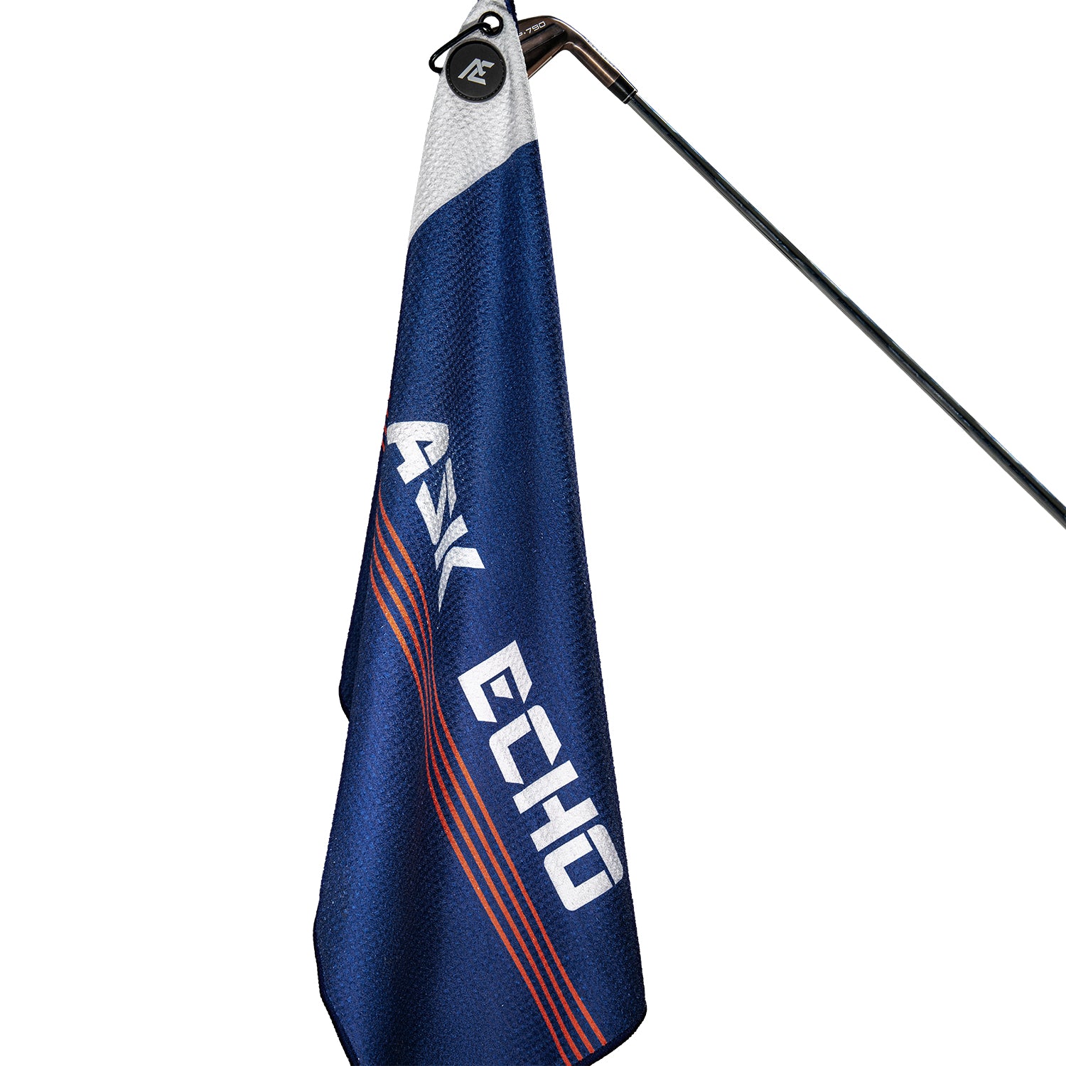 ASK ECHO Waffle Weave Microfiber With Magnetic Golf Cotton Towel / Navy