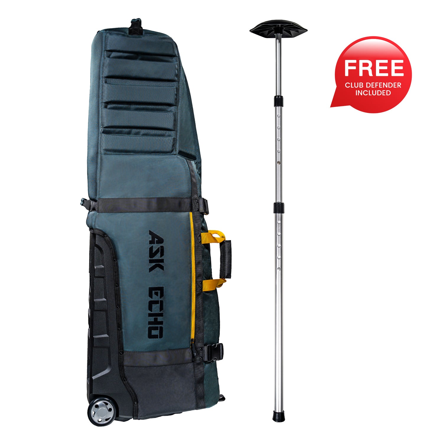 Ask Echo 2026 Locklink StableRoller Golf Travel Bag / Green