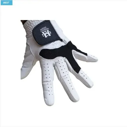 Men's Left Hand Non-slip All-finger Gloves Sheepskin Golf Gloves