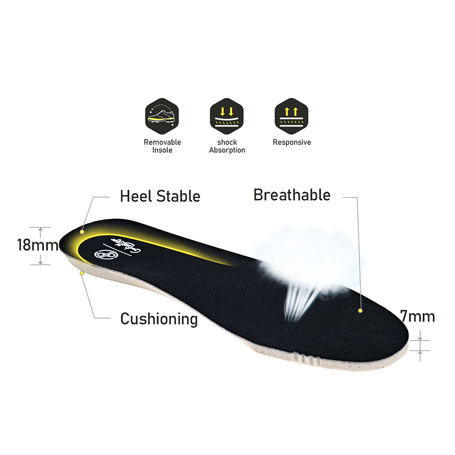 Ask Echo X Goating Player P101 Spikeless Golf Shoes / Black