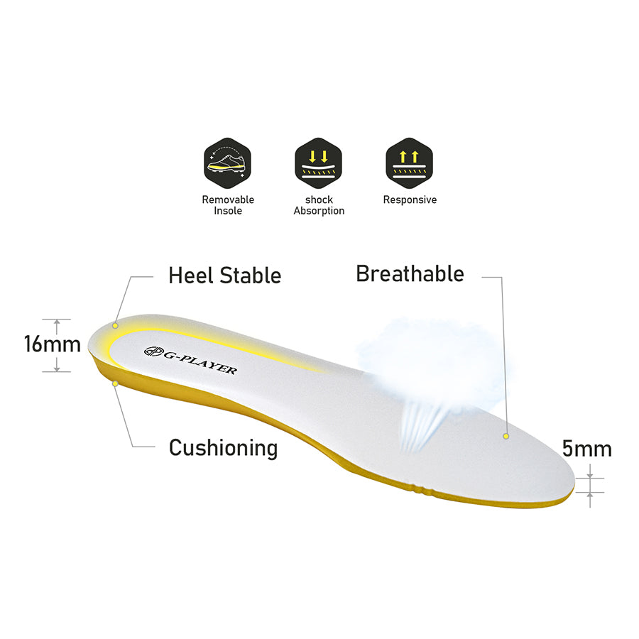 Ask Echo G1 Men's Professional Spikes Golf Shoes  / White