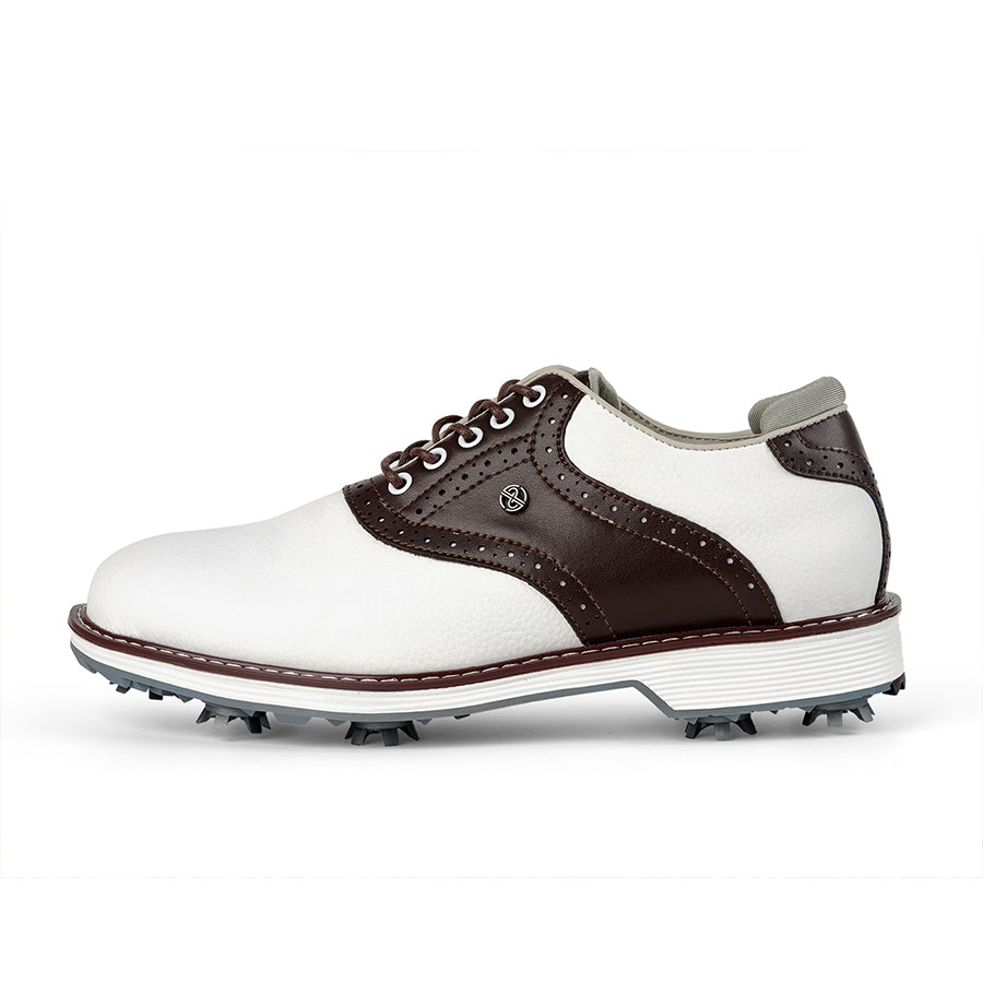 Ask Echo G1 Men's Professional Spikes Golf Shoes / Brown