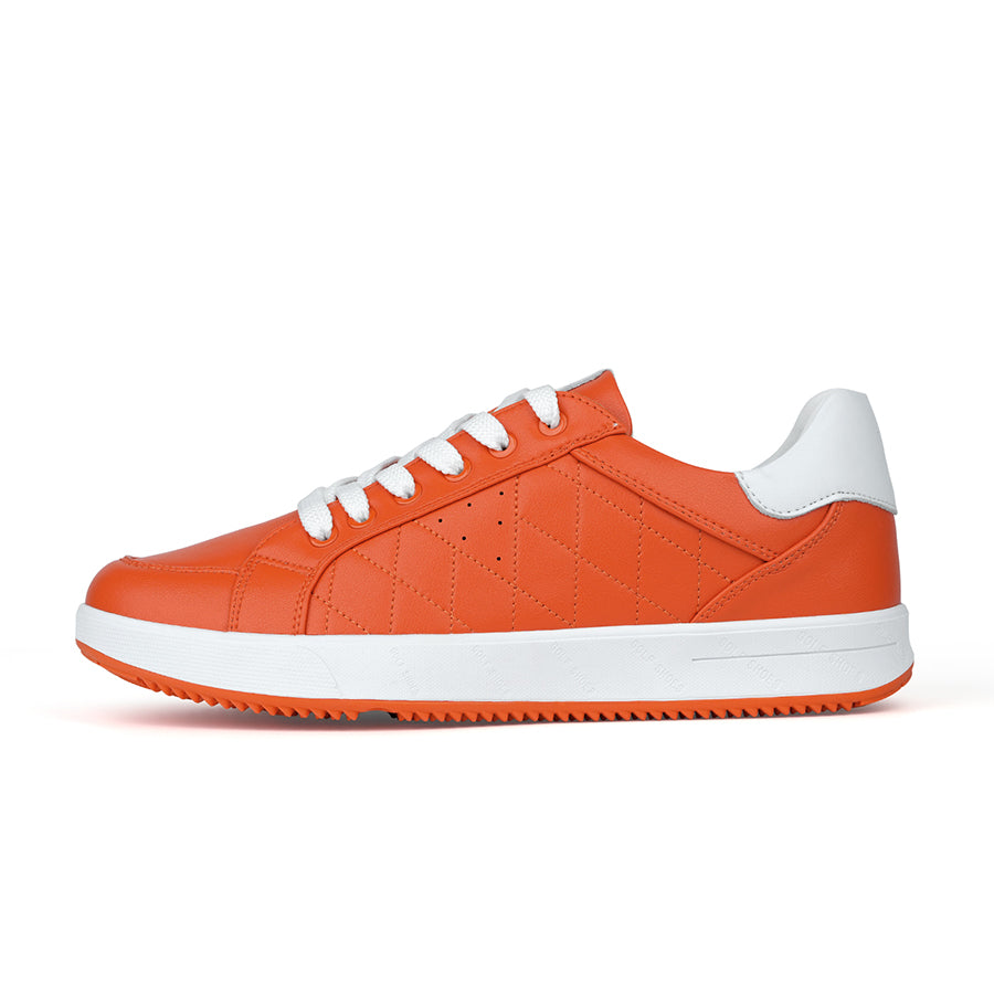 Ask Echo G2 Men's Professional Leather Golf Shoes  / Orange