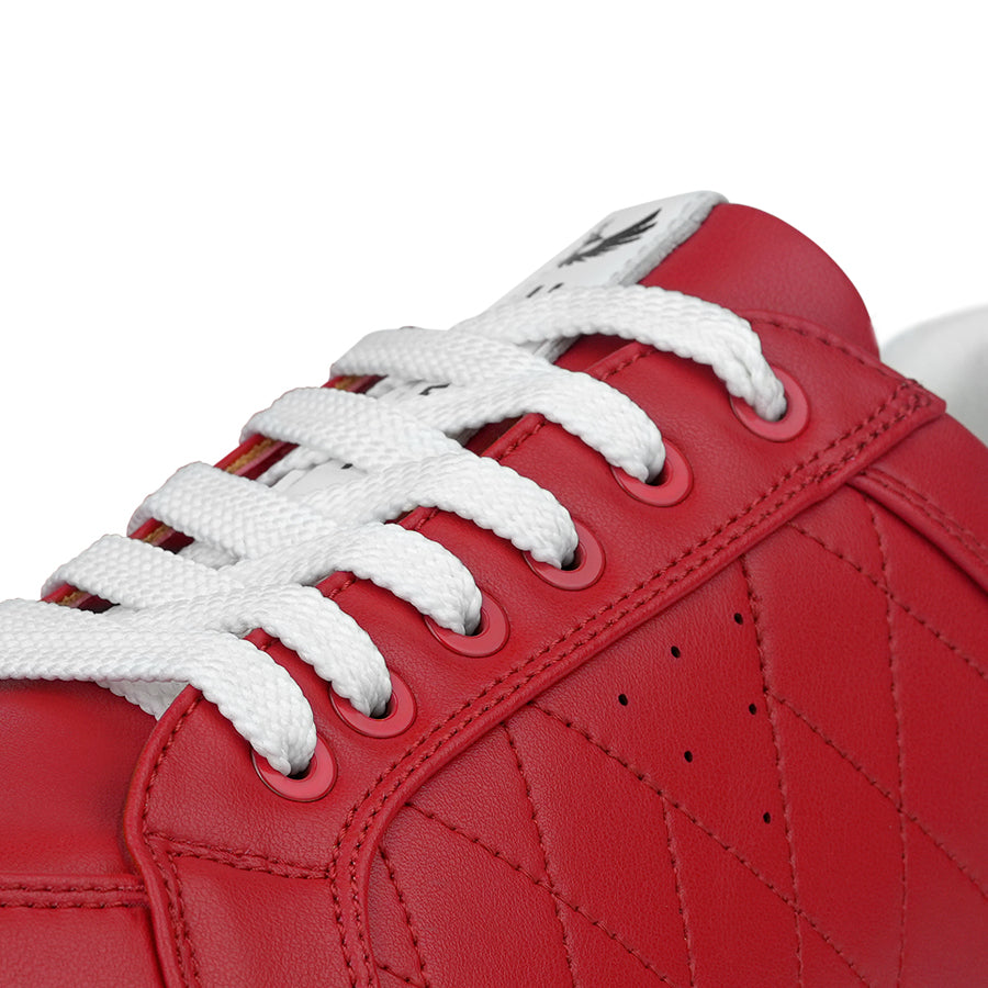 Ask Echo G2 Men's Professional Leather Golf Shoes / Red