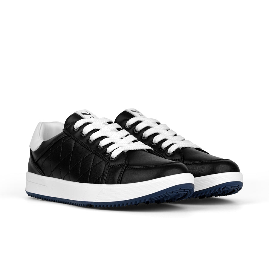 Ask Echo G2 Men's Professional Leather Golf Shoes  / Black