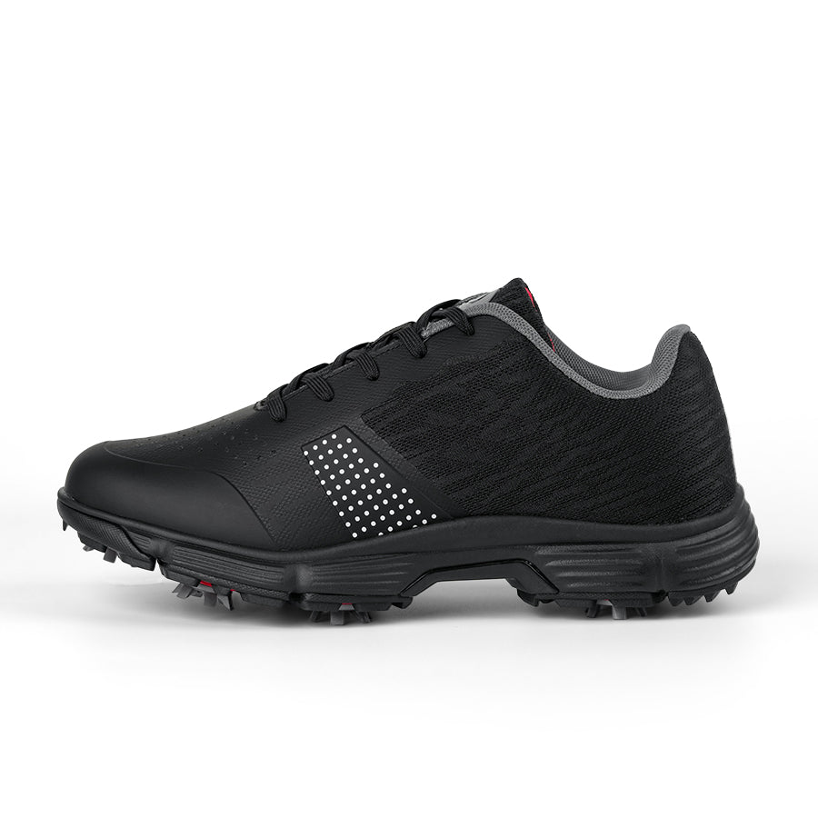 Ask Echo G615 Men's Professional Spikes Golf Shoes / Black