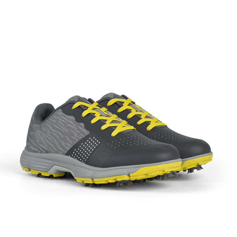 Ask Echo G615 Men's Professional Spikes Golf Shoes / Grey