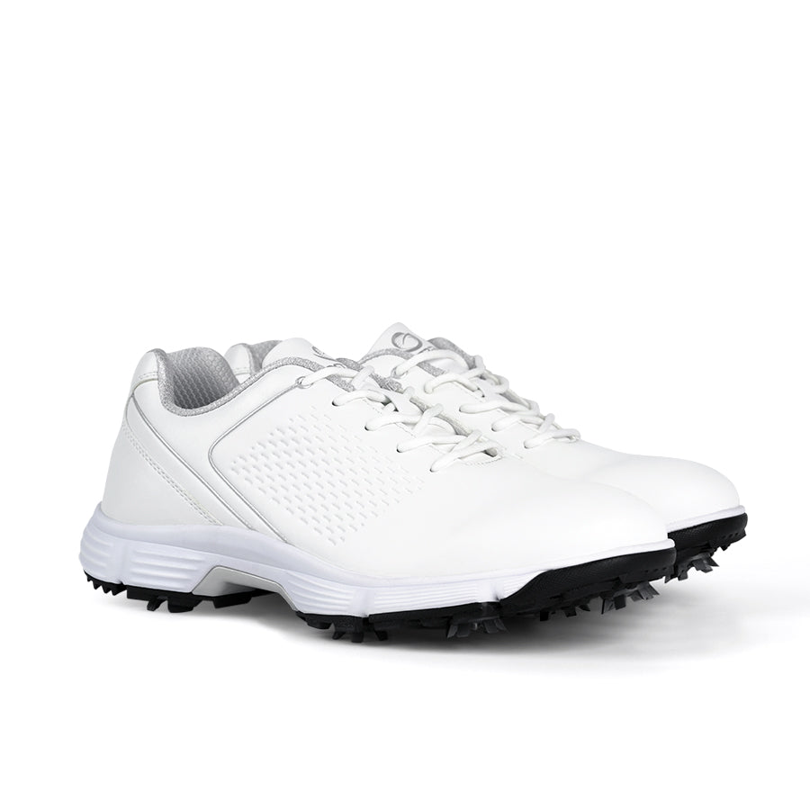 Ask Echo  G617 Men's Professional Spikes Golf Shoes / White