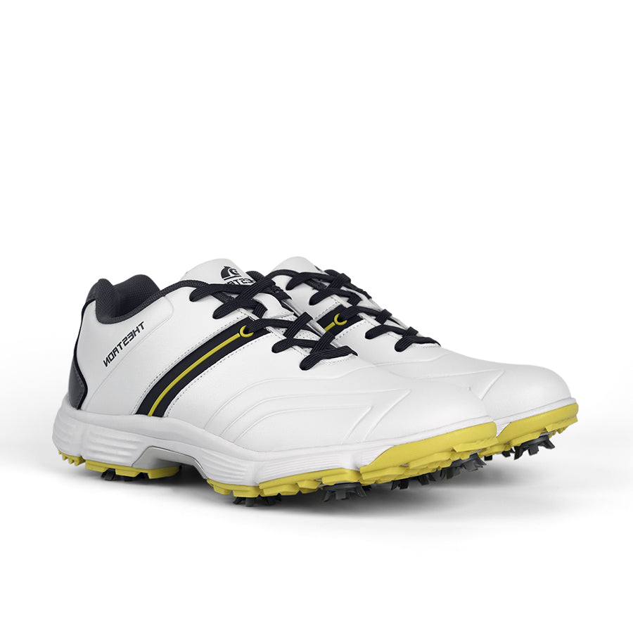 Ask Echo G517 Men's Professional Spikes Golf Shoes / Yellow