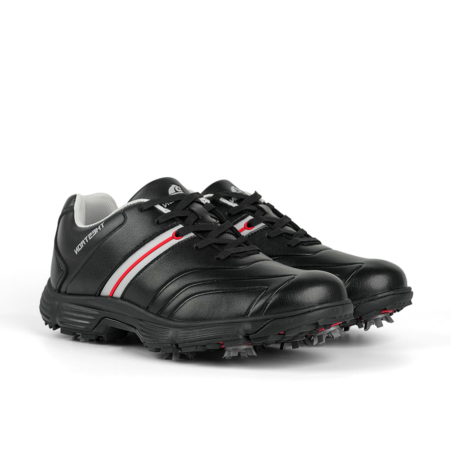 Ask Echo G517 Men's Professional Spikes Golf Shoes / Black