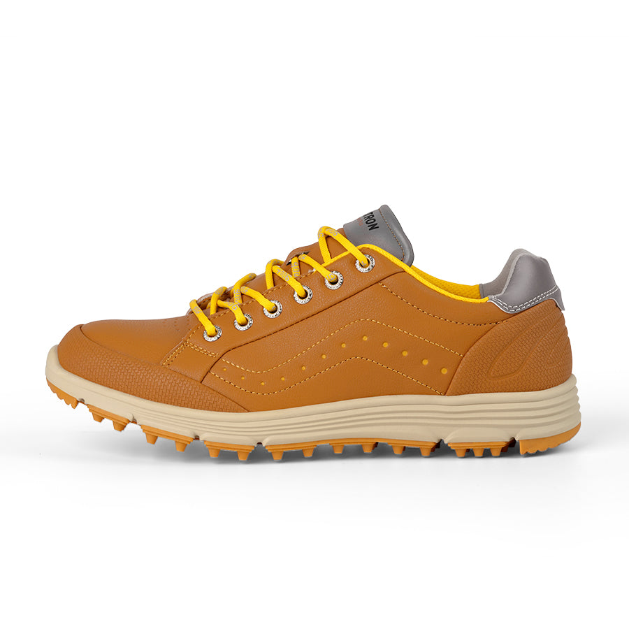 Ask Echo G718 Men's Breathable Spikeless Golf Shoes / Brown