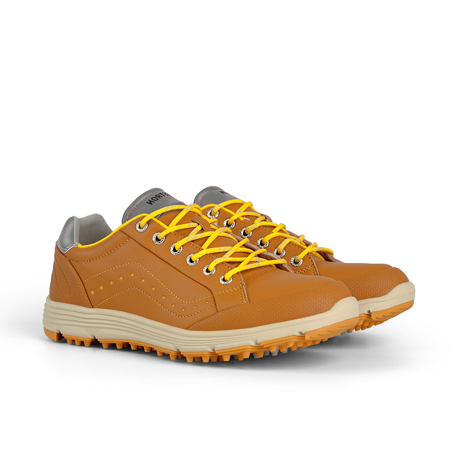 Ask Echo G718 Men's Breathable Spikeless Golf Shoes / Brown