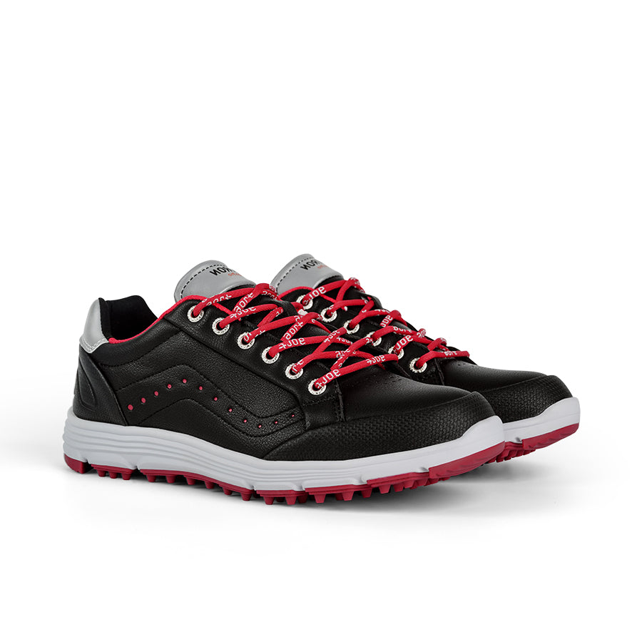 Ask Echo G718 Men's Breathable Spikeless Golf Shoes / Black