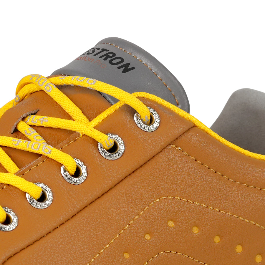Ask Echo G718 Men's Breathable Spikeless Golf Shoes / Brown
