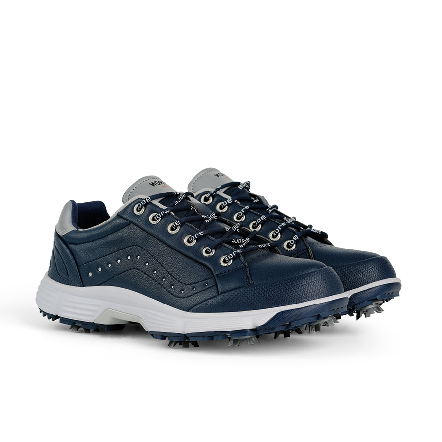 Ask Echo G716 Men's Professional Spikes Golf Shoes / Blue