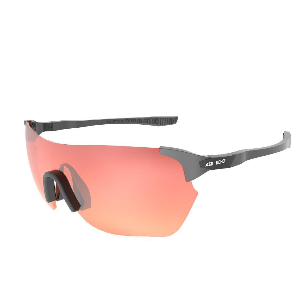 Ask Echo Golf No Frame Black Leg Sunglasses / Revo Red